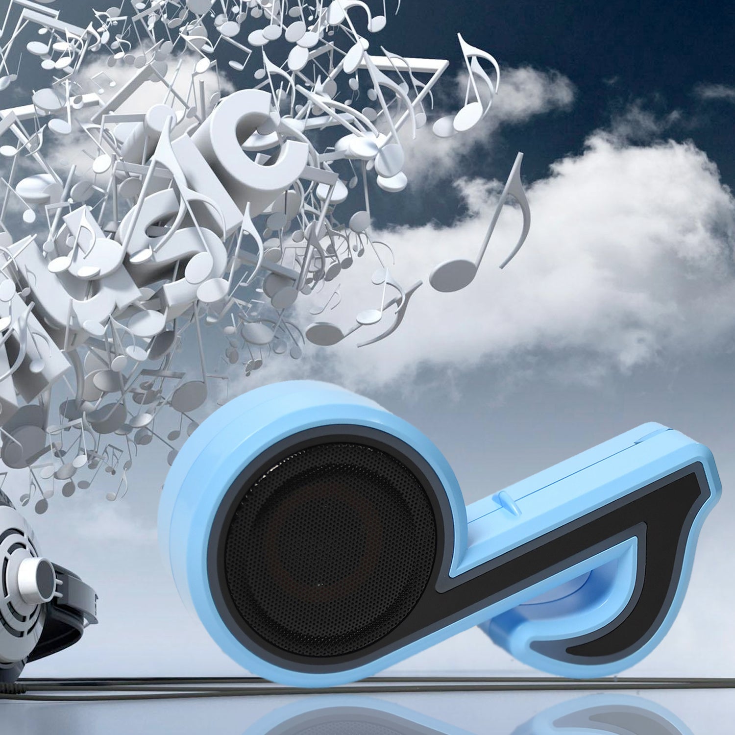 Mini Portable Music Note Shape Speaker Subwoofer Colorful Musical Note LED Lighting Sound For Creatives Gift Computer Phone Sound Equipment Bluetooth speaker (Media Player) Mini Portable Music Note Shape Speaker Subwoofer Colorful Musical Note LED Lighting Sound For Creatives Gift Computer Phone Sound Equipment Bluetooth speaker (Media Player)